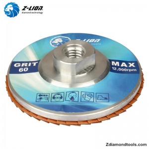 ZL-WMCY01 disc de șlefuire cu 4 diamante din aluminiu cu fir pentru ceramică, oțel